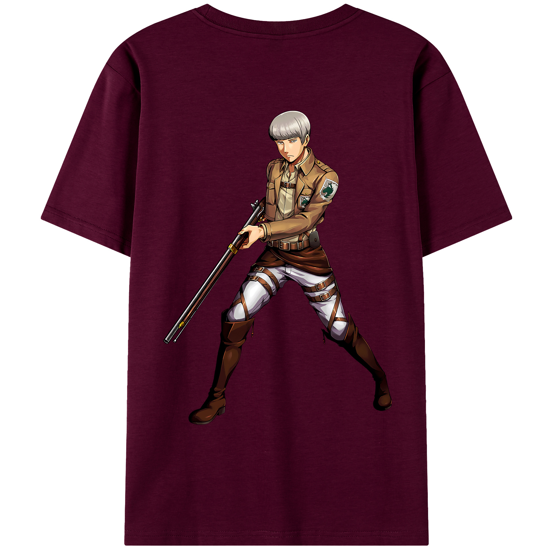 （画像用） 進撃の巨人 Attack on Titan レディース半袖Tシャツ(バックプリント)